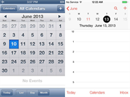Apple IOS calendars
